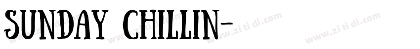 Sunday Chillin字体转换